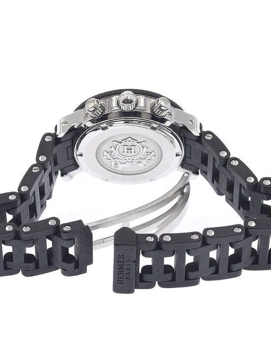 HERMES Clipper diver CL2.315 Chronograph black Dial Quartz Ladies Watch_939660 main image 4